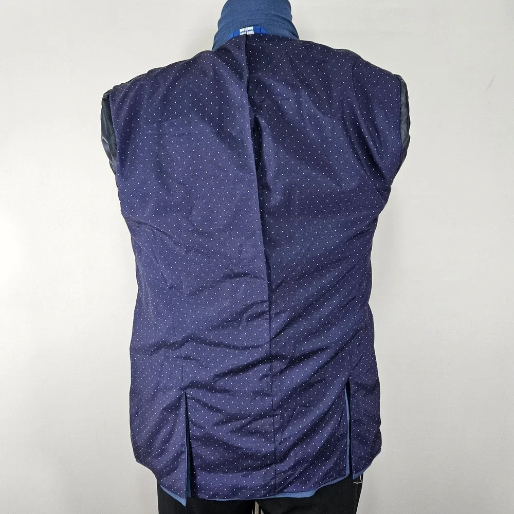 APT.9 Men's Two Button Sport Coat Blazer‎ Navy Polyester Blend Premier Flex 38R
